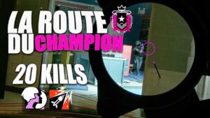 LA NOUVELLE ROUTE DU CHAMPION EN TERMINANT AVEC 20 KILLS CONTRE DES DIAMANTS ! RAINBOW SIX SIEGE