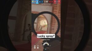 Nice flick or lucky spray? / Rainbow Six Siege ranked #shorts #r6clips