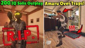 *SMARTEST* Outplay of Solis EVER! | Amaru Can Jump Over Frost Traps! - Rainbow Six Siege