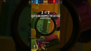 Saving the round with this double kill rainbow six siege #r6s #xbox #r6 #shorts #gaming #funny #fps