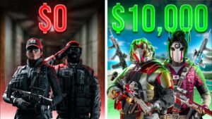 $0 vs $1,000 vs $10,000 Rainbow Six Siege Account!