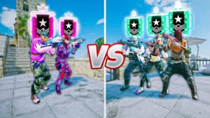 2 Champs VS 3 Of EVERY RANK Till They Lose...