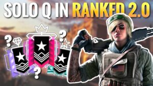 Fighting For My Life Solo Queuing in Ranked 2.0 (R6 Educational Commentary)
