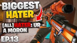 MY Biggest HATER trash talks then GETS SLAMMED - Rainbow Six Siege