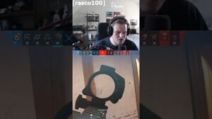 Panic attack *CAUGHT LIVE* in Rainbow Six Siege #shorts