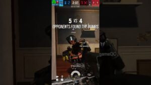 Rainbow Six Siege Enemy Team Tried To Push With A Wall Bang