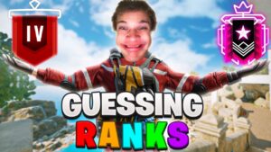 Guessing Your RANK in Rainbow Six Siege