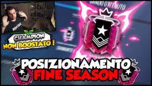 Ho RIPRESO il CHAMPION: un FINE SEASON ASSURDO! | Rainbow Six: Siege ITA