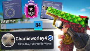 I Used Charlie Worley's CRAZY Sensitivity!! - RAINBOW SIX SIEGE