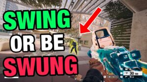 you either swing or be swung