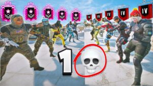 5 Coppers Vs 5 Champions... but they have 1 LIFE... (Rainbow Six Siege)