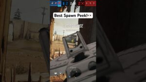 Best Defense Spawn PEEK Spot in R6 🤯 #shorts #rainbowsixsiege