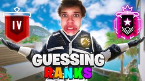 Guessing YOUR Rank in Rainbow Six Siege
