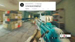 "is he recoil cheating?"