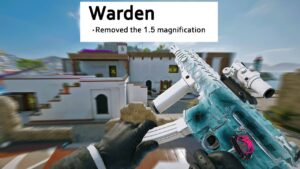 playing Warden before he gets nerfed