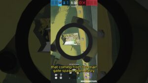 rainbow six siege spawn peeks #rainbowsixsiege #shorts #rainbowsixclips #rainbowsixsiegetips