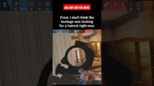 Apparently, Siege players like to be barbers.- Siege Shorts #rainbowsixsiege