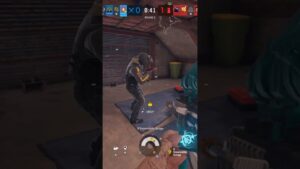 BRO LOST HIS SENSES?!💀 #r6 #rainbowsixsiege #gaming #rainbowsix #ranked #siege #r6s #rainbow #shorts
