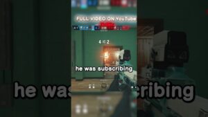 Bro was subbing mid round💀 #rainbowsixsiege #r6s #gaming