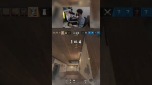 Crazy 1v5 in Rainbow Six Siege  #rainbowsixsiege #r6siege #gaming #rainbowsix