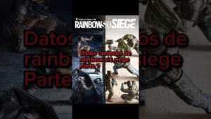 Datos curiosos de RAINBOW SIX *parte 1* #rainbowsixsiege