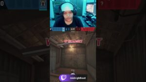 I heard him through the wall in rainbow six siege#shorts