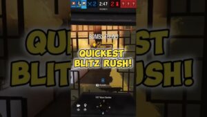 QUICKEST BLITZ RUSH! #rainbowsixsiege #rainbowsix #siege #r6 #rainbowsix #gaming #clips #rainbow6