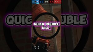 Quick Double Kill! #rainbowsixsiege #rainbowsix #rainbow6 #r6 #siege #gaming #clips #rainbow