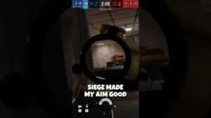 Siege made my aim good. #rainbowsixsiege