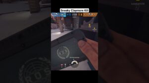 Sneaky Claymore Kill - Rainbow Six Siege #ps5 #rainbowsixsiege #r6s #siege #rainbowsix #gaming