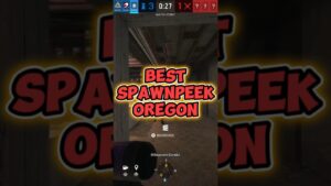 BEST SPAWNPEEK OREGON! #rainbowsixsiege #rainbowsix #siege #r6 #rainbow #gaming #clips #shooter