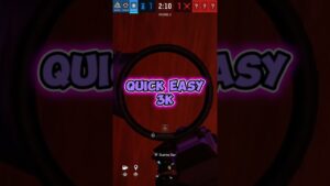 QUICK EASY 3K #rainbowsixsiege #r6 #siege #rainbowsix #gaming #shooter #clips #rainbow