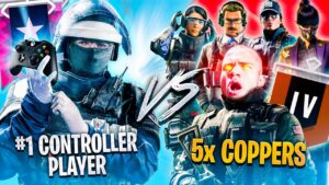 TIM REACTS TO #1 CONTROLLER PLAYER VS 5 COPPERS