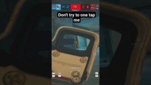 Don't try to one tap me.             #nelifwe #rainbowsixsiege #r6siege #onetap #rainbow6 #gaming