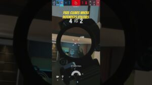 Fuze clears defenders utilities #rainbowsixsiege #r6siege #gaming #siege #twitch #rainbowsix #ps5