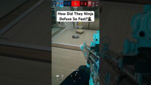 Insane Ninja Defuse in R6 Siege 🥷 #shorts #rainbowsixsiege