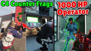 NEW BIG BRAIN C4 Counter Trick | When Operators Have *1000 HP* ! - Rainbow Six Siege
