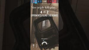 Nice triple kill play#gaming #rainbowsixsiege #r6