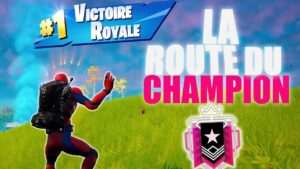 QUAND UN CHAMPION RAINBOW SIX SIEGE FAIT SA ROUTE DU CHAMPION SUR FORTNITE, JE SUIS PRESQUE CHAMPION