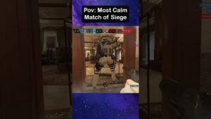 The Most Calm Match of Rainbow Six Siege #rainbowsixsiege #shorts  #gaming
