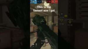 the fastest ace I got in rainbow six siege #viral #clips #pvp #gaming #rainbowsixsiege #console #fps