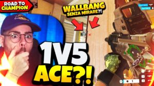1V5 ACE?! - Rainbow Six Siege ITA Gameplay Ranked PC