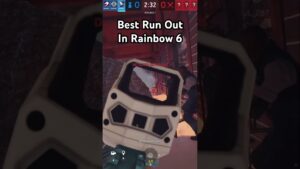 Best Run Out in R6!! #rainbowsixsiege #r6memes #rainbow6