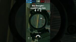 Bro thought I couldn't see him 😂 #gaming #rainbowsixsiege #cheating
