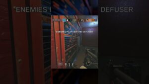 FROST 1V3 DEFUSE - Rainbow Six Siege #SHORTS