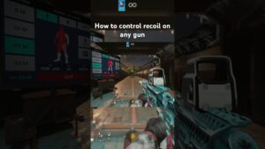 How to control recoil on any gun in rainbow six siege #r6s #rainbowsixsiege #6siege #gaming #r6g