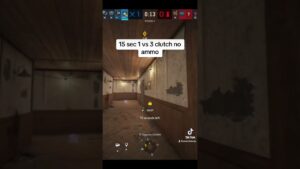 No ammo clutch Rainbow Six Siege  #gaming #gaming #rainbowsixsiege #r6  #6siege