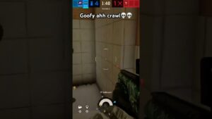 Why did bro crawl like that #rainbowsixsiege #r6siege #funny #fyp #shorts #subscribe