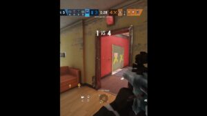 how to Ace 1v4 clutch against boosted champs #r6 #siege #rainbowsixsiege #shorts