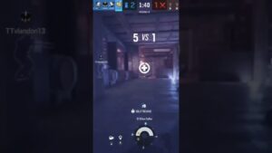 luckiest shot I have ever hit #R6 #rainbowsixsiege #gaming #cleankill #shorts #vairal